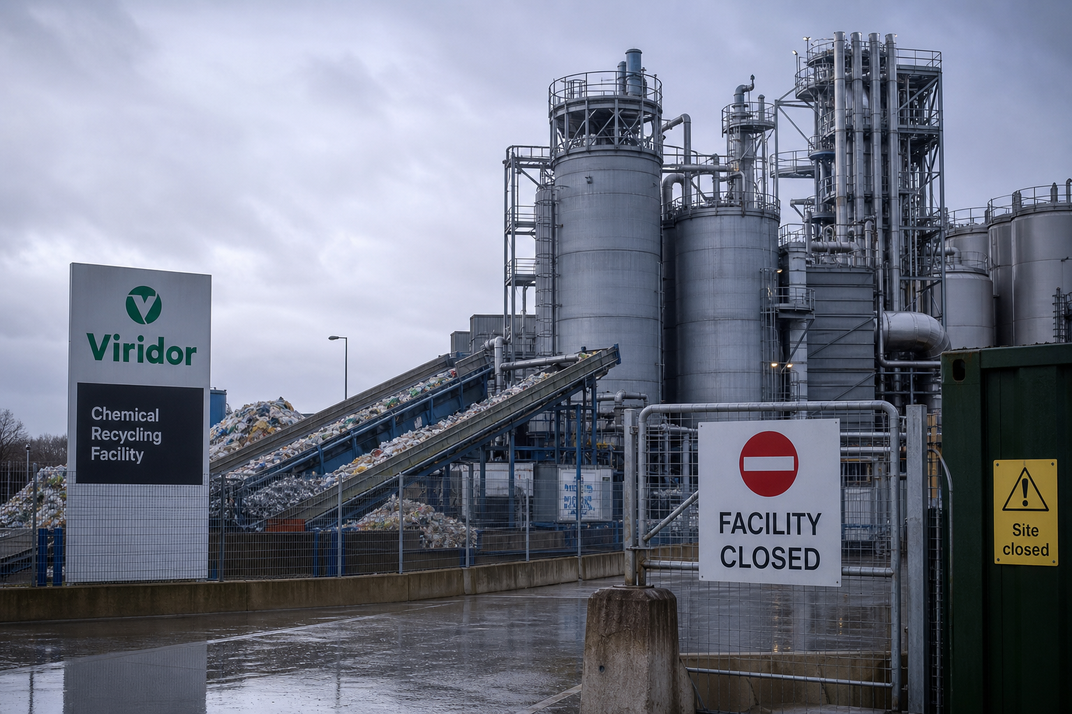 Viridor Closes European Chemical Recycling Operations in Oslo, Skive and Malmö