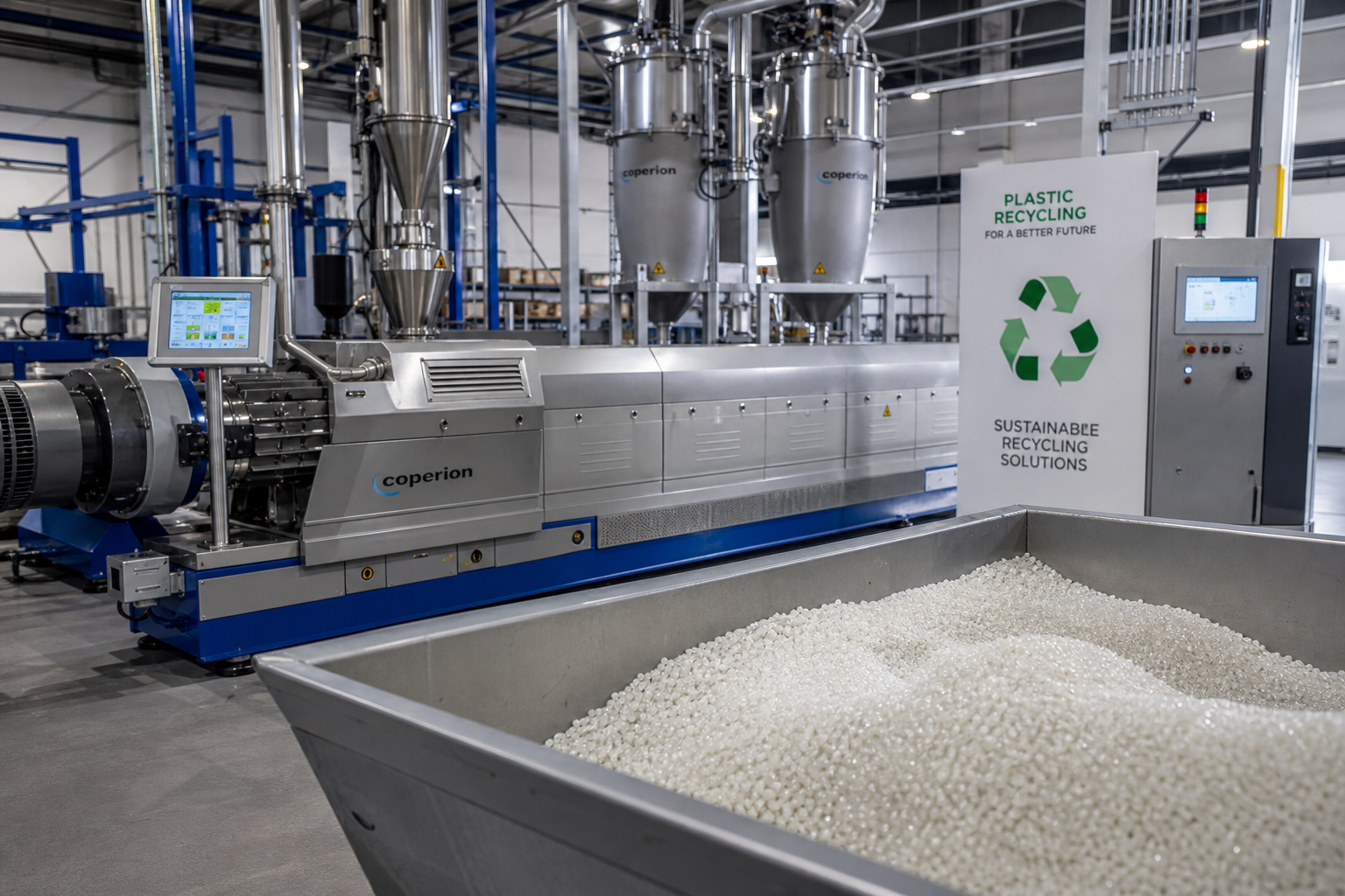 FDA Confirms Food-Grade rHDPE and rPP Using Coperion Recycling Technology