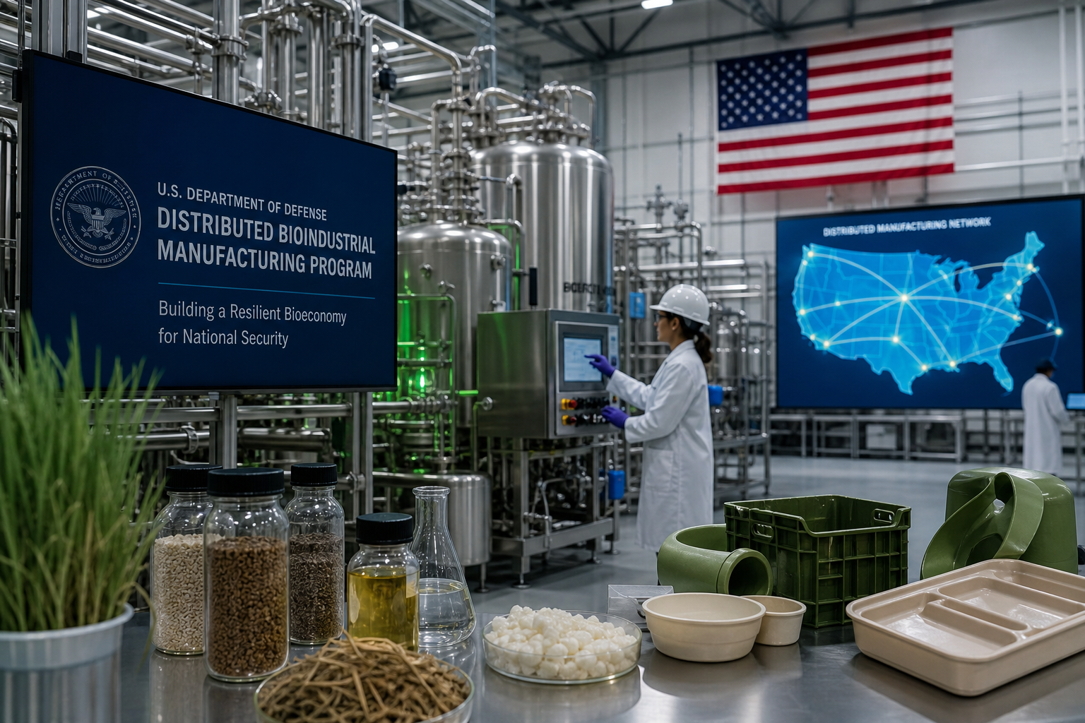DoD Awards $42 Million Across 25 Projects to Build Distributed U.S. Bioindustrial Manufacturing Base