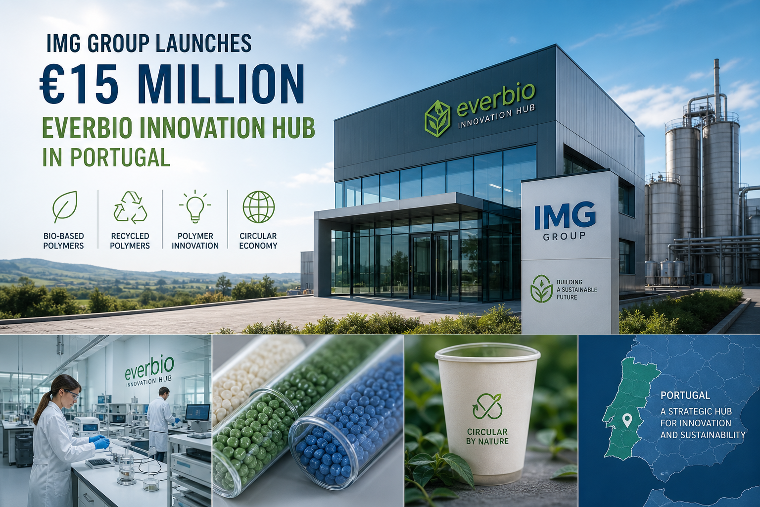 IMG Group Launches €15 Million Everbio Innovation Hub for Circular Polymers in Portugal