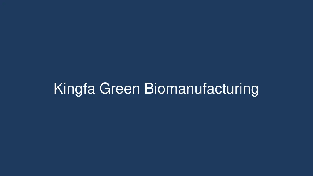 Kingfa and Beijing University Partner on Green Biomanufacturing